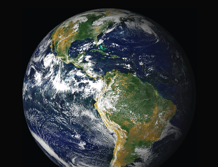 earth from space