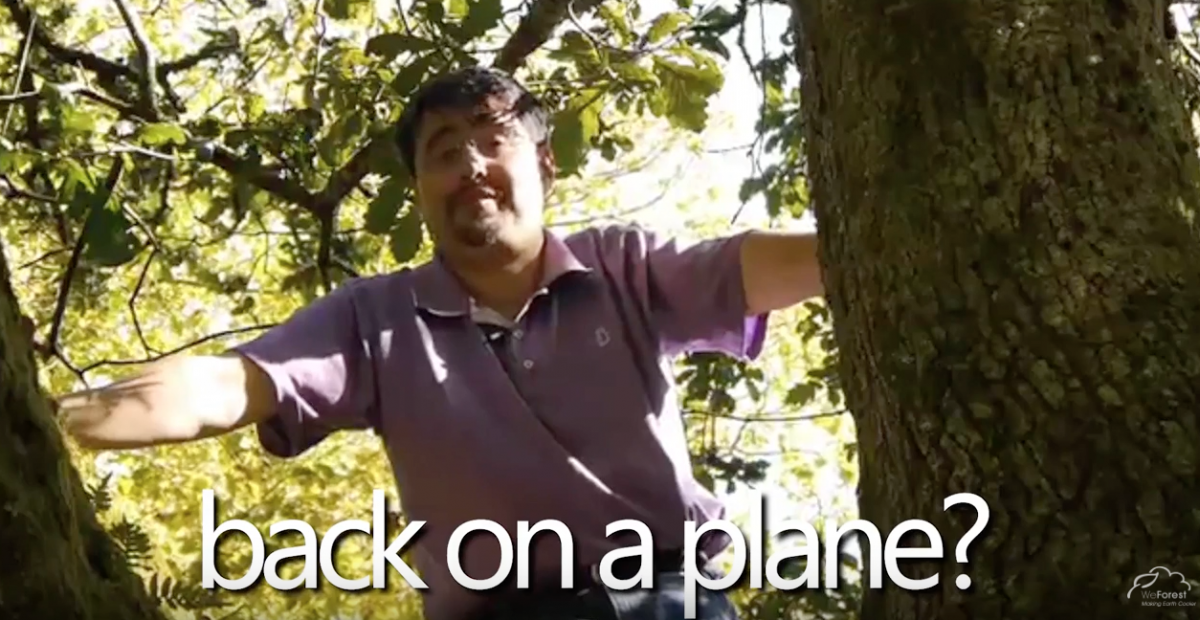Bill back on a plane