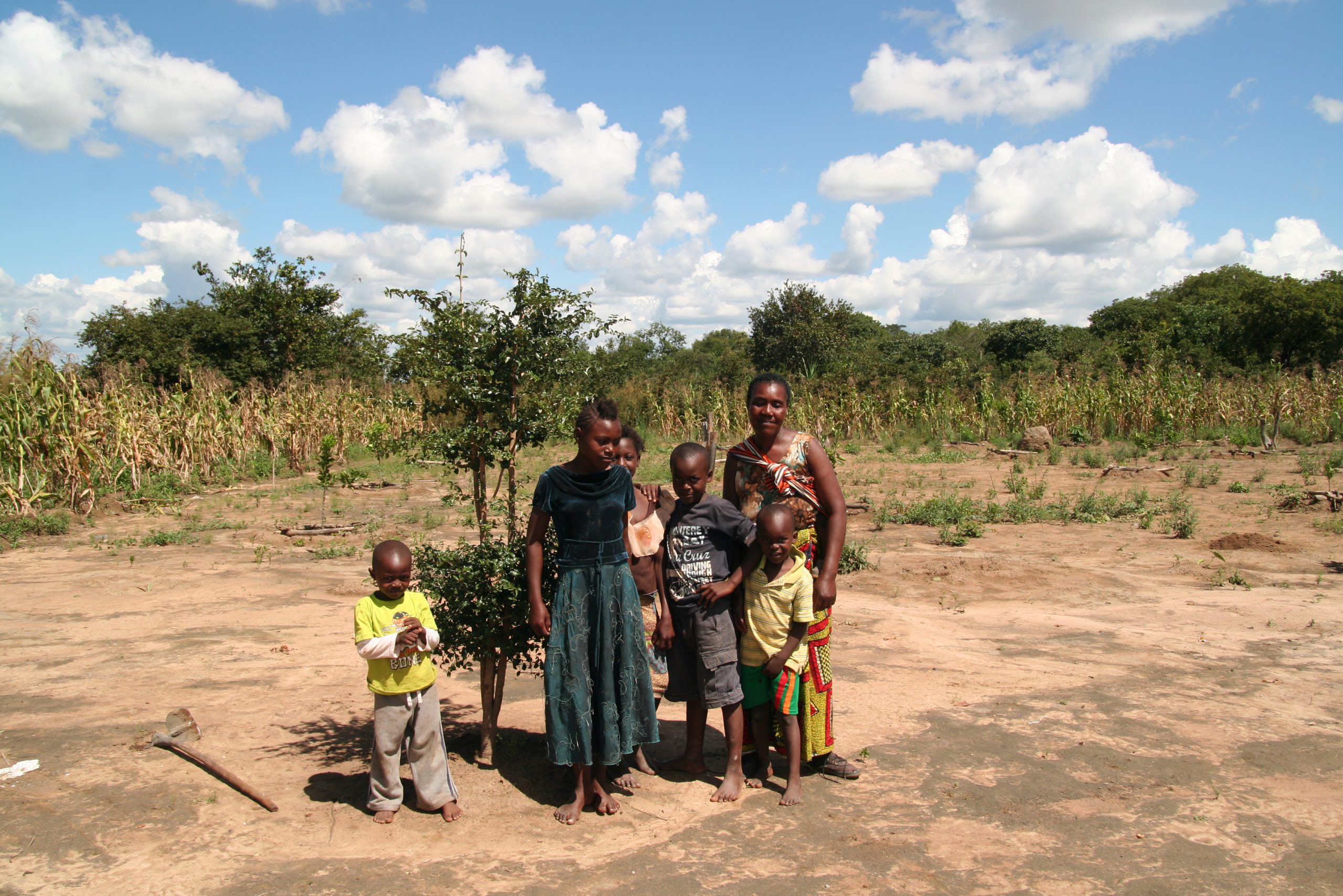 ZAM_FarmerBensonSungwala'sFamily_April2015_©WeForest
